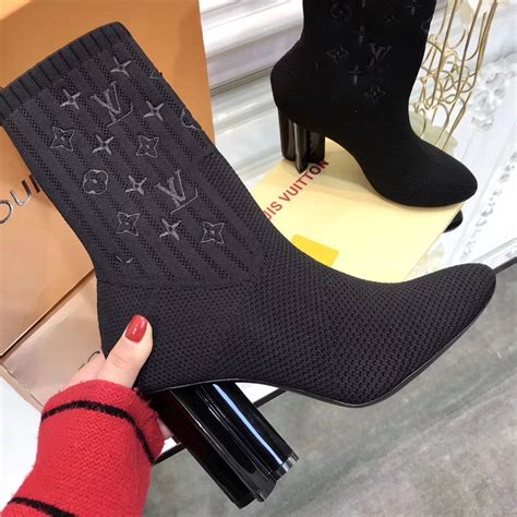 louis vuitton sock boots|louis vuitton sock boots heels.